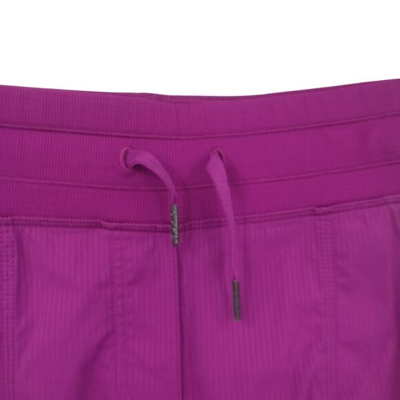 Lululemon Street To Studio Pant II Regal Plum Pull On Joggers Size 8 Striped - Picture 2 of 11